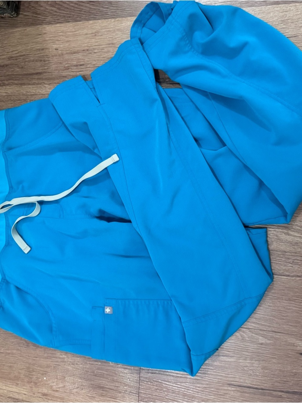 Figs blue scrub pants